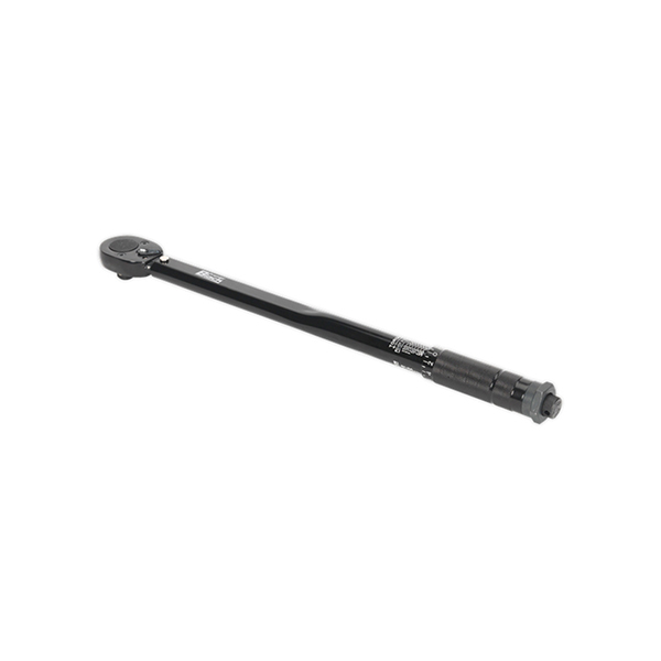 Sealey AK624B Micrometer Torque Wrench 1/2"Sq Drive Calibrated Black Series