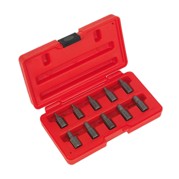 Sealey AK8181 Multi-Spline Screw Extractor Set 10pc