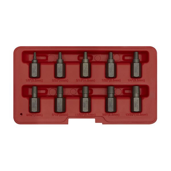 Sealey AK8181 Multi-Spline Screw Extractor Set 10pc