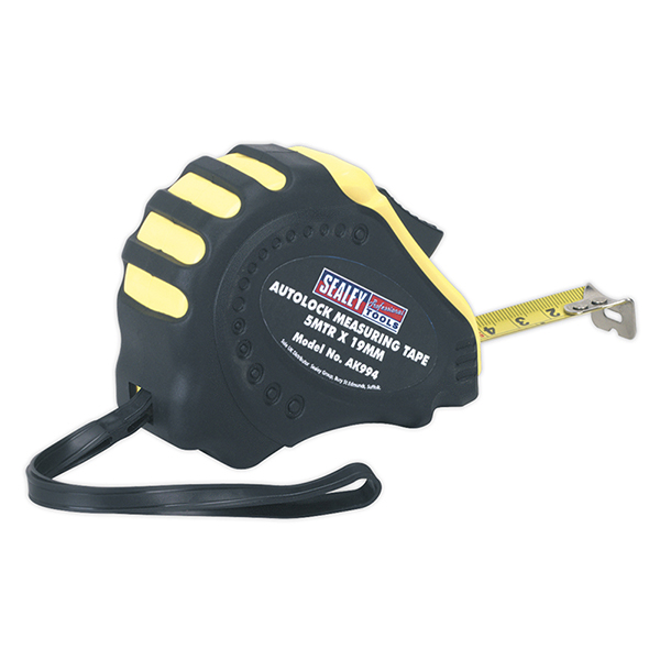 Sealey AK994 Autolock Measuring Tape 5mtr(16ft) x 19mm Metric/Imperial