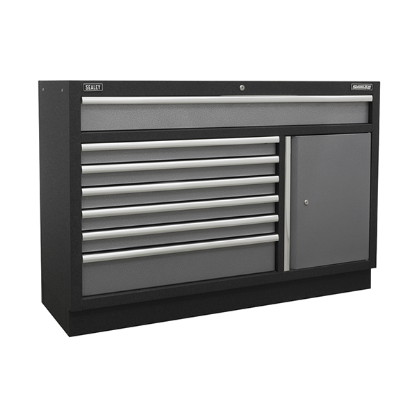 Sealey APMSSTACK11W Superline Pro 2.04m Storage System - Pressed Wood Worktop