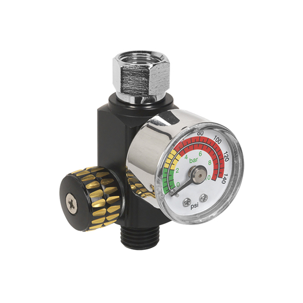 Sealey AR01 On-Gun Air Pressure Regulator/Gauge