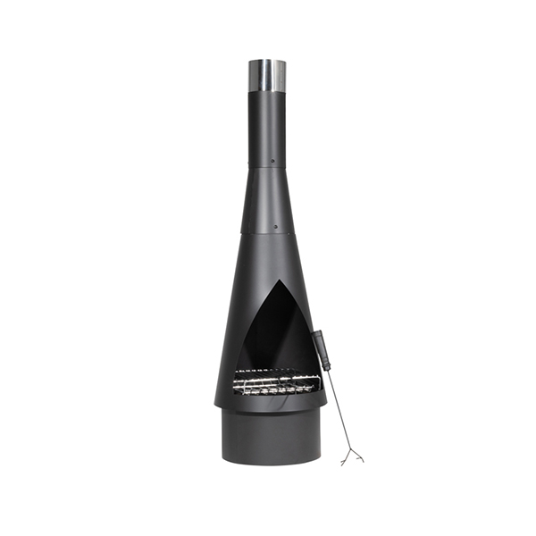 Sealey Dellonda Outdoor Chiminear - Black Steel