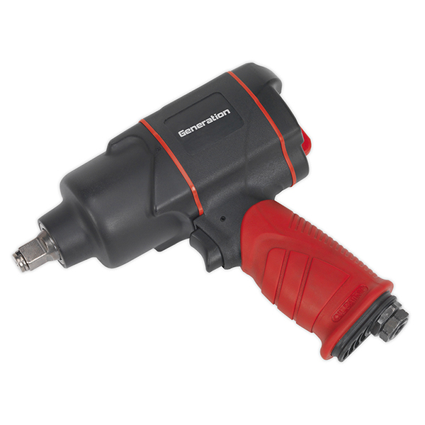 Generation Composite Twin Hammer Air Impact Wrench 1/2"Sq Drive