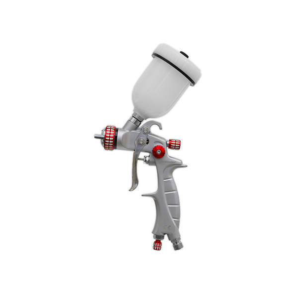 Sealey HVLP Gravity Feed Touch-Up Spray Gun 1mm Set-Up