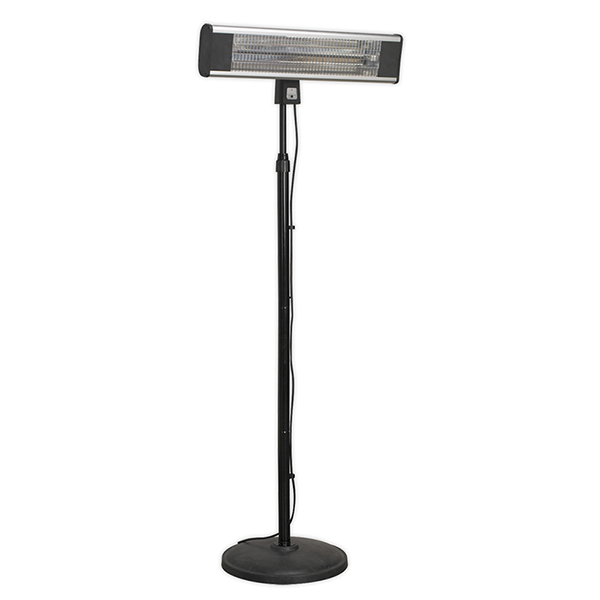 Sealey IFSH1809R High Efficiency Carbon Fibre Infrared Patio Heater 1800W/230V with Tel