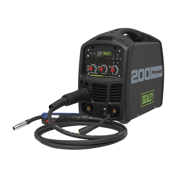 Sealey INVMIG200 Inverter Welder MIG, TIG & MMA 200Amp