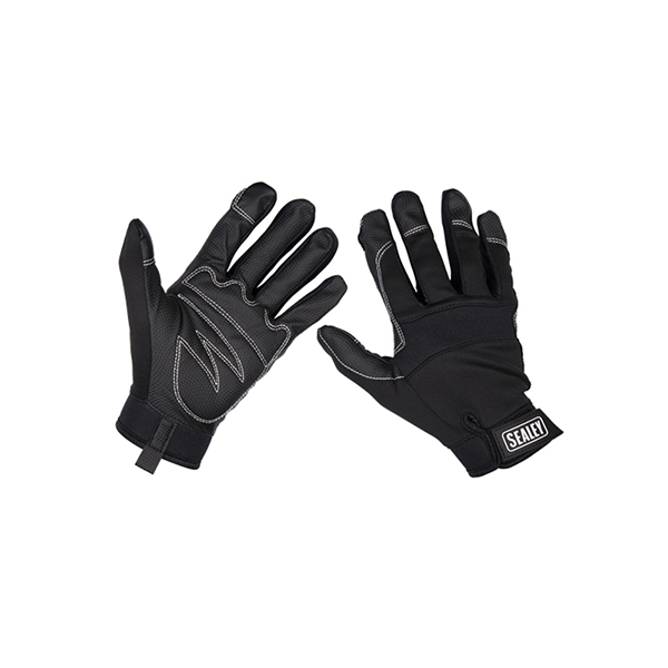 Sealey MG798XL Mechanic's Gloves Light Palm Tactouch - X-Large