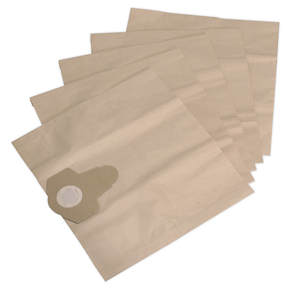 Sealey PC300PB5 Dust Collection Bag for PC300 Series Pack of 5