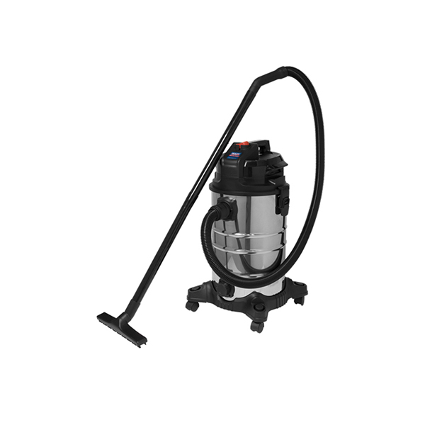Sealey PC30LN Vacuum Cleaner (Low Noise) Wet & Dry 30L 1000W/230V
