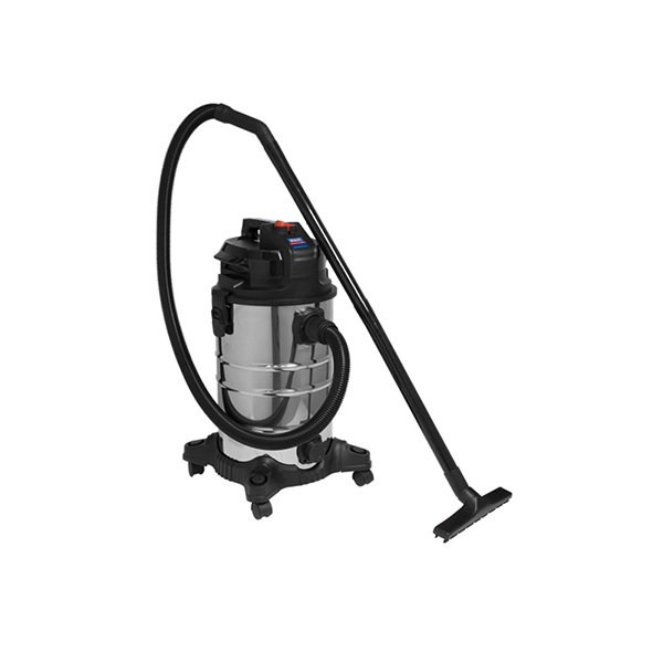 Sealey PC30LN Vacuum Cleaner (Low Noise) Wet & Dry 30L 1000W/230V