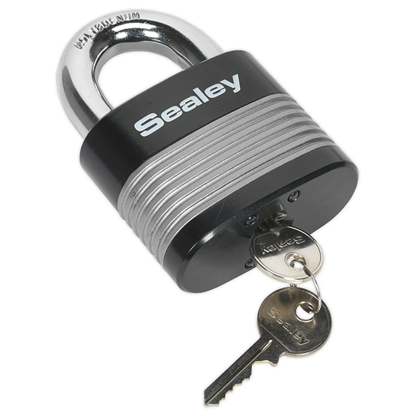 Sealey PL404 Zinc Coated Steel Body Padlock 70mm