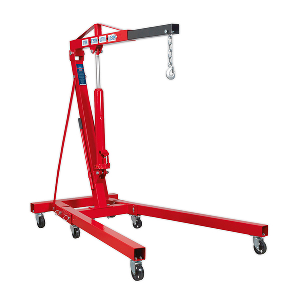 Sealey SC10 Folding Crane 1tonne 'KD' Type