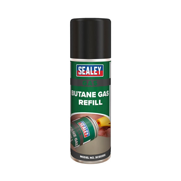 Sealey SCS035 Butane Gas Charger 200ml Pack of 6