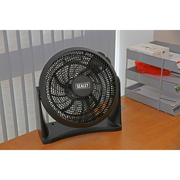 Sealey SFF12 Desk/Floor Fan 3-Speed 12" 230V