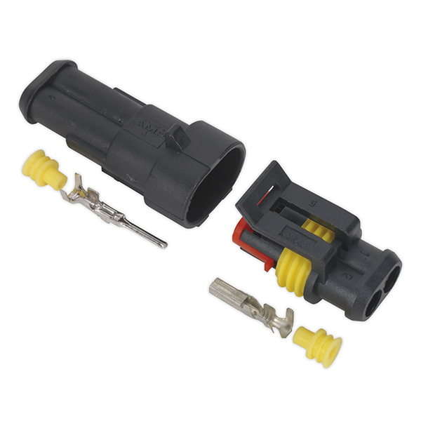 Sealey SSC2MF Superseal Male & Female Connector 2 Way 1pr