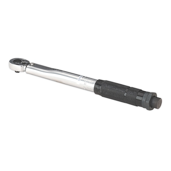 Sealey STW101 Torque Wrench Micrometer Style 1/4"Sq Drive 5-25Nm(44-221lb.in)