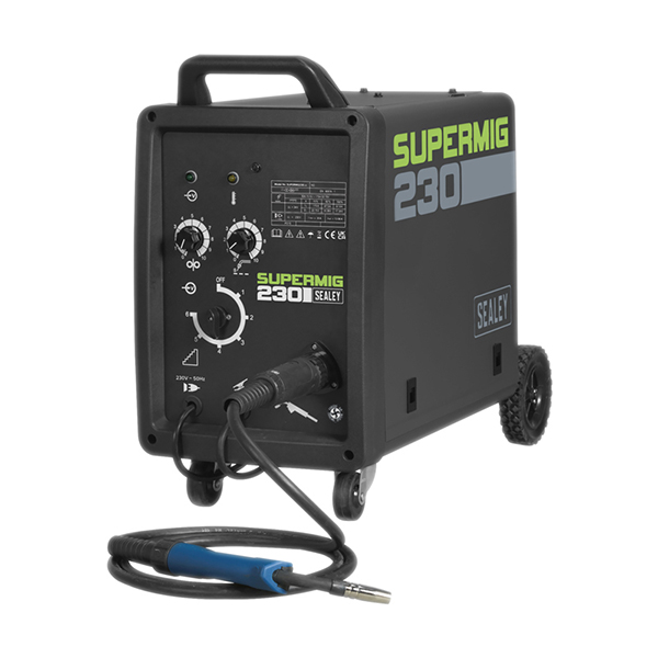 Sealey SUPERMIG230 Professional MIG Welder 230Amp 230V with Binzel Euro Torch