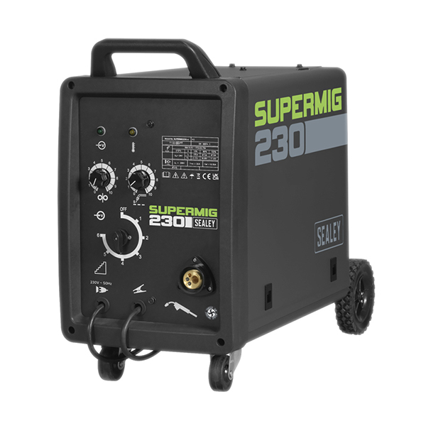 Sealey SUPERMIG230 Professional MIG Welder 230Amp 230V with Binzel Euro Torch