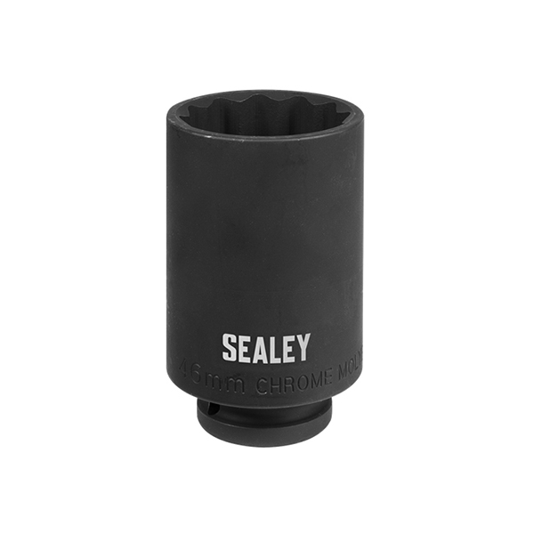 Sealey SX046 Impact Socket 46mm 1/2"Sq Drive Ball Joint Master and Movano 10>