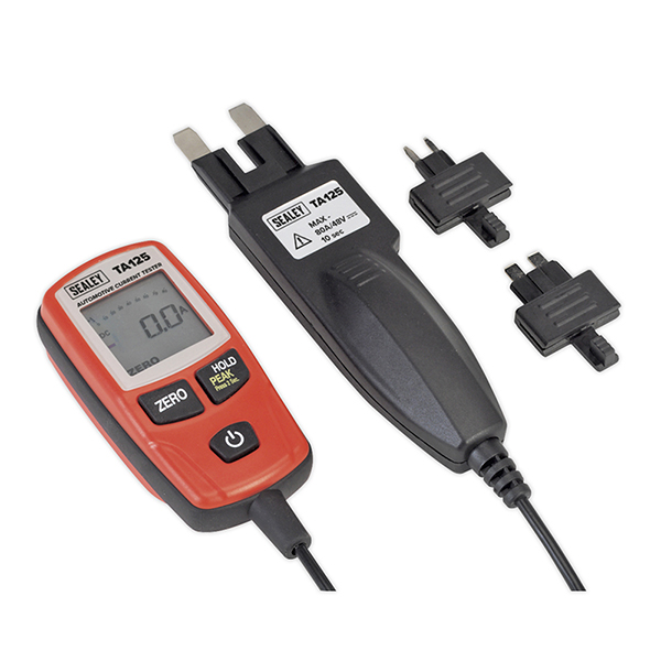 Sealey TA125 Automotive Current Tester 80A - Mini, Standard & Maxi Blade Fuses
