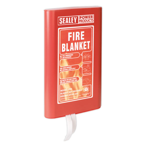 Sealey SFB11 Fire Blanket 1.1 x 1.1mtr