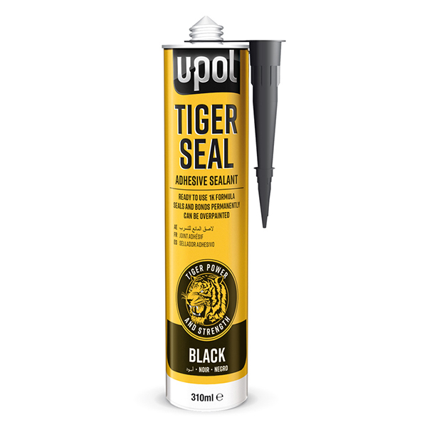 U-POL Tigerseal Black Pu Adhesive & Sealant - 310ML