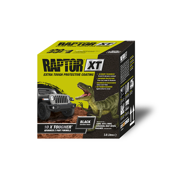 U-POL Raptor XT 4 Bottle Kit Black 4ltr