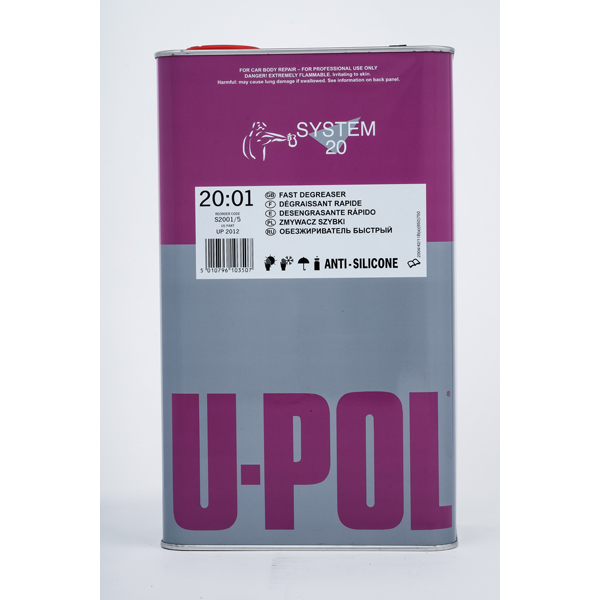 U-POL Fast Solvent Degreaser / Panel Wipe - 5Ltr