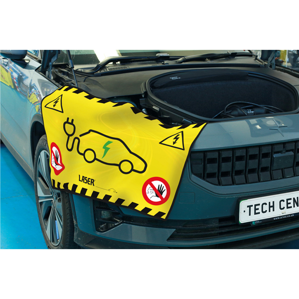 Laser 8664 Wing Cover Hybrid/EV Warning
