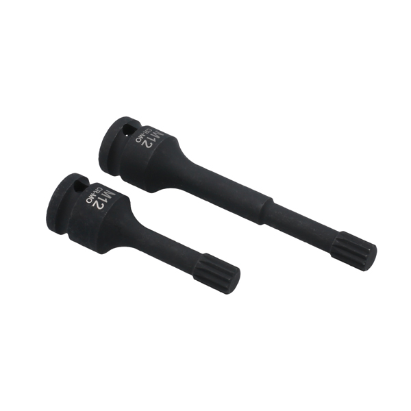 Laser 8865 Triple Square Impact Bit Socket Set M12 1/2"D