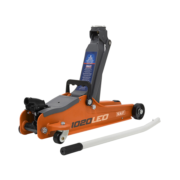 Sealey Low Profile Short Chassis Trolley Jack 2 Tonne - Orange
