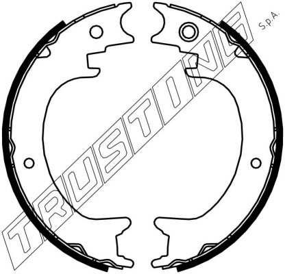 Pagid Handbrake Shoes Subaru Tribeca (05-) 210mm X 40mm