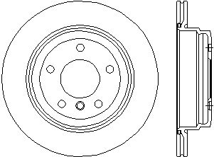 Bosch Rear Disc BMW 318 - 325 E90 > E93 (05-) 300mm (V) | Euro Car Parts