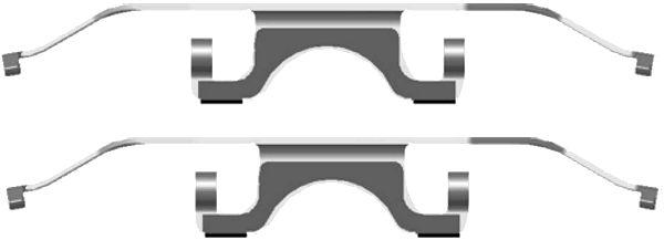 Pagid Pad Spring Clip - Front Ate Bmw E39 X5