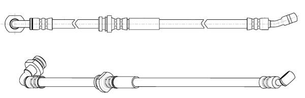 Pagid Brake Hose Front Left Hand Suzuki Jimny 98- | Euro Car Parts