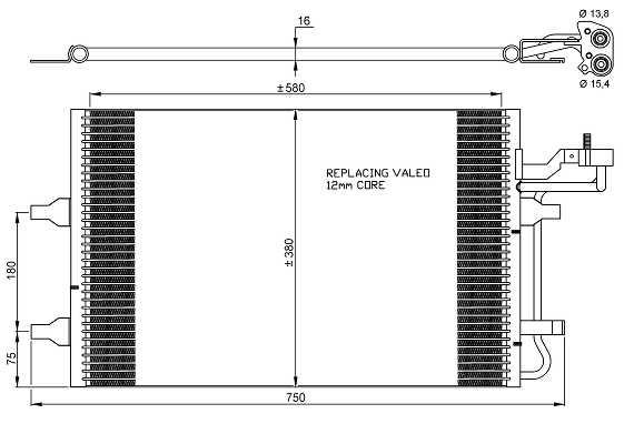 Mahle A/c Condenser Volvo S40 / V50 01.04 - (Without Dryer) | Euro Car Parts