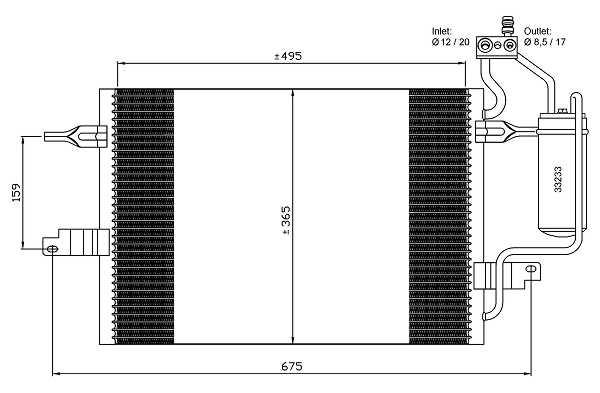 EIS Condenser Vauxhall Meriva | Euro Car Parts