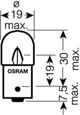 Osram 149 Bulb 24v 5w - Single Pack