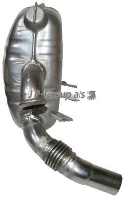DANSK ##rear Right  Exhaust Box    Unpolished Stainless Steel