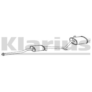 Klarius Rear Box Accord 2.0 Vtec K20a6 02- Saloon Only