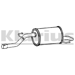 Klarius Rear Box Fiat Grande Punto 1.4i 16v 06-