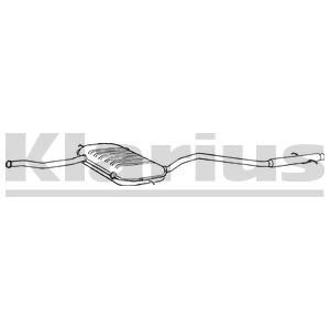 Klarius Rear Box 850 2.0/2.5 91-97