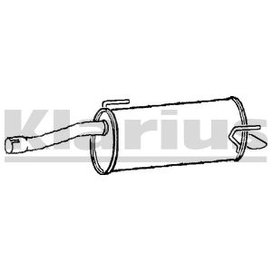 Klarius Rear Box Vauxhall Corsa 1.7cdti 06-