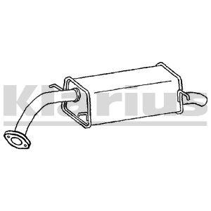 Klarius Rear Box Kalos 1.2 1.4 Hatch 02-