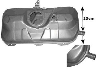 Aftermarket Fuel Tank  Cinquecento 94-98       Cinquecento  1994-98 (injection)