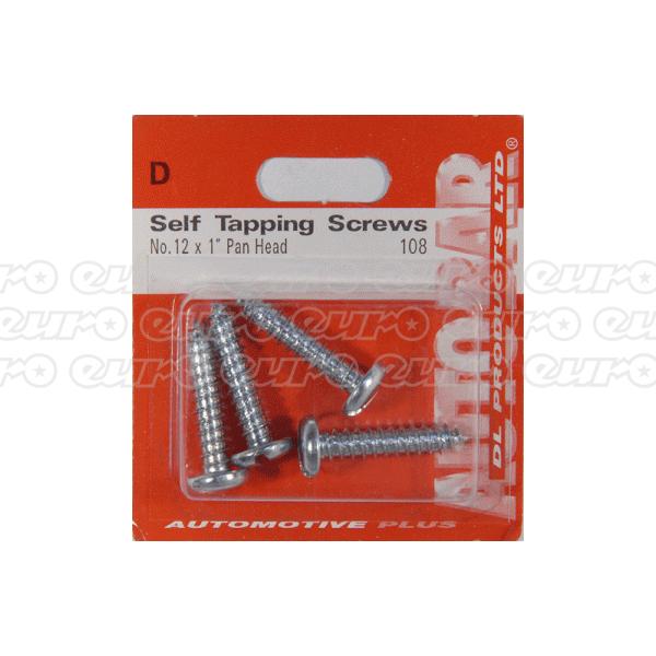 Self Tapping Screws 3/4" x 12 (PK10)